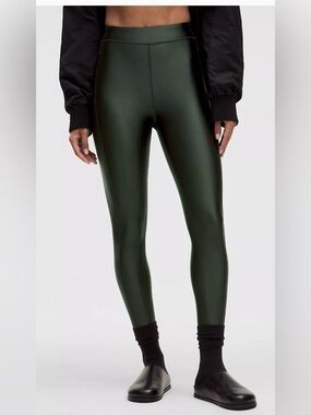 NWT Lululemon Satin Shine High-Rise Tight 25" in Blackened Pine